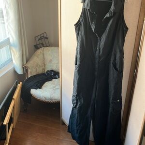 FINAL MARKDOWN Newport News Black Cotton jumpsuit 14